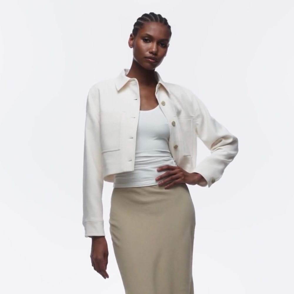 Aritzia Wilfred Little Cropped Jacket